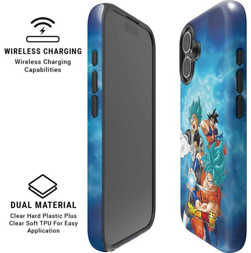 Dragon Ball Super Goku Vegeta Super Ball iPhone 16 Magsafe Impact Case